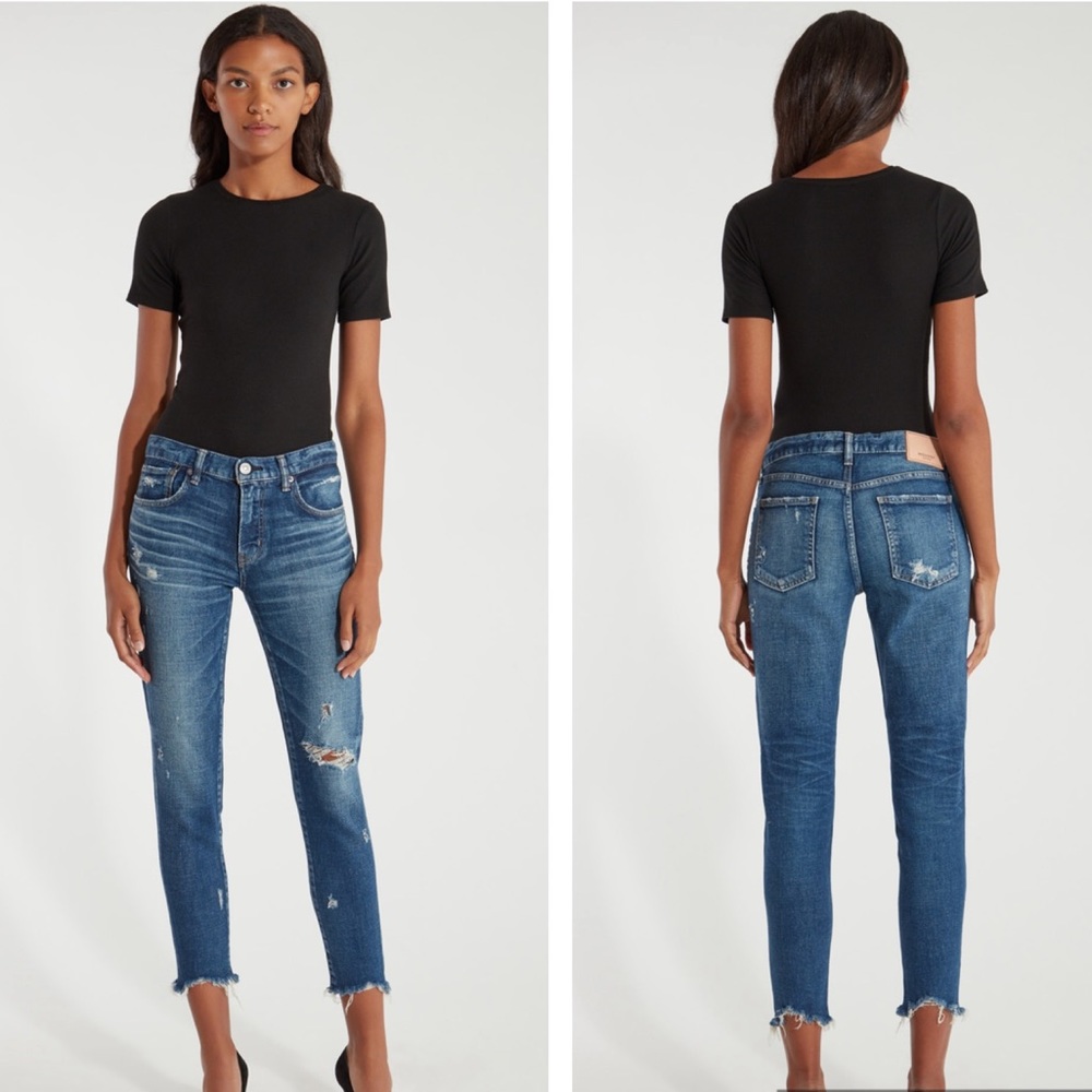 Moussy Glendale Comfort Mid Rise Skinny Ankle Jean
